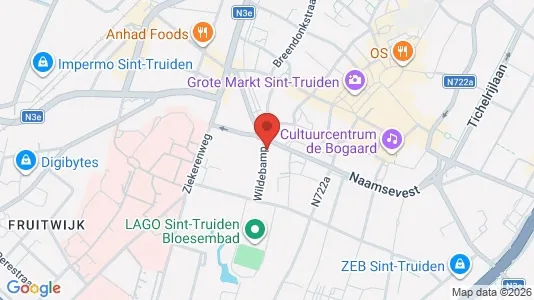 Apartments for rent i Sint-Truiden - kort over placeringen