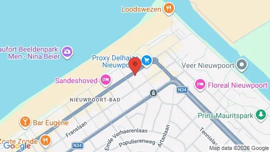 Apartments for rent i Nieuwpoort - kort over placeringen