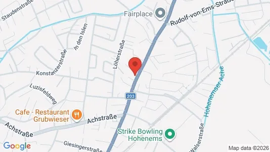 Apartments for rent i Altach - kort over placeringen