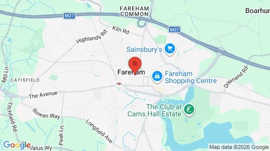 Houses for rent i Fareham - Hampshire - kort over placeringen