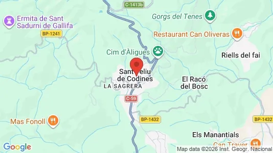 Houses for rent i Sant Feliu de Codines - kort over placeringen