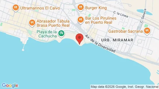 Apartments for rent i Puerto Real - kort over placeringen