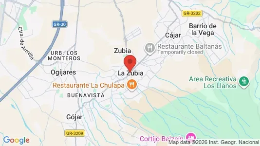 Houses for rent i La Zubia - kort over placeringen