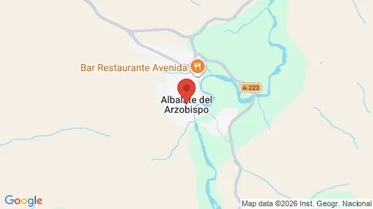 Houses for rent i Albalate del Arzobispo - kort over placeringen