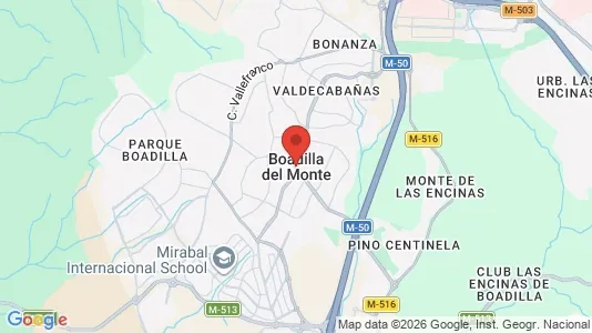 Houses for rent i Boadilla del Monte - kort over placeringen