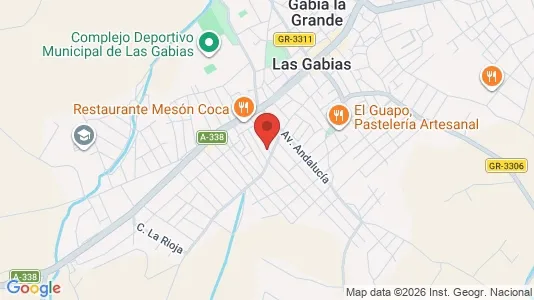 Apartments for rent i Las Gabias - kort over placeringen