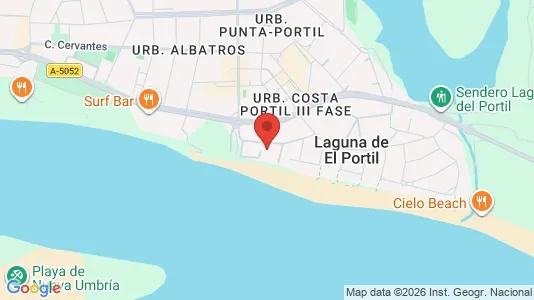 Apartments for rent i Cartaya - kort over placeringen