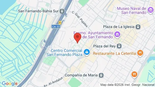 Apartments for rent i Puerto Real - kort over placeringen