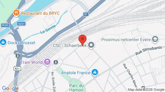 Apartments for rent i Stad Brussel - kort over placeringen