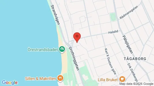 Apartments for rent i Helsingborg - kort over placeringen