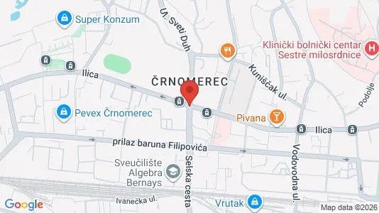 Apartments for rent i Sljeme (Medvednica-Tomislavac) - kort over placeringen