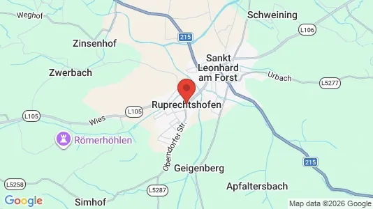 Houses for rent i Ruprechtshofen - kort over placeringen