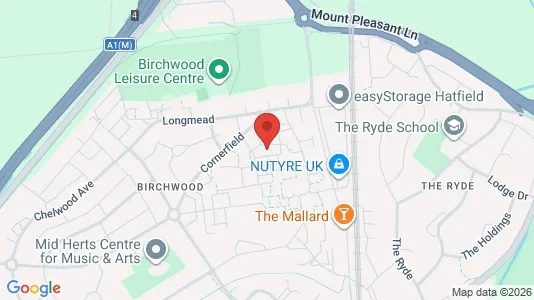 Apartments for rent i Hatfield - Hertfordshire - kort over placeringen