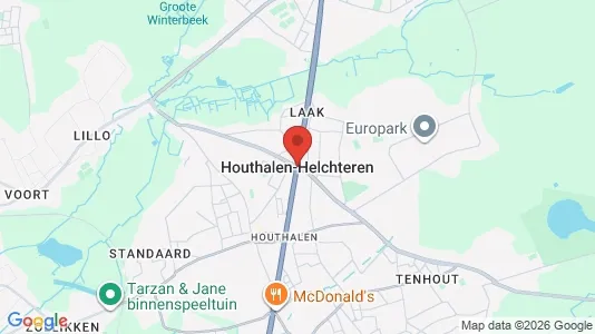 Houses for rent i Houthalen-Helchteren - kort over placeringen