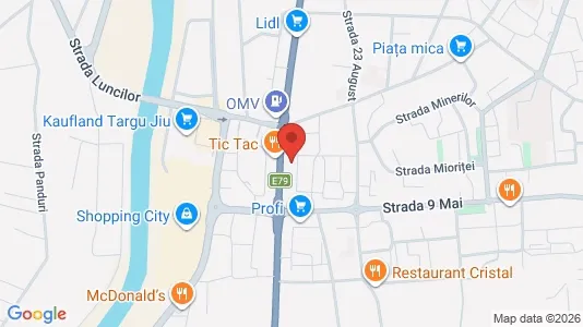 Apartments for rent i Târgu Jiu - kort over placeringen