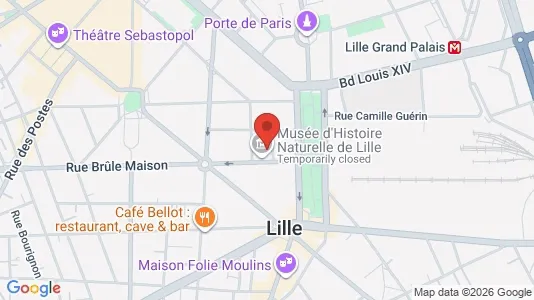 Apartments for rent i Lille - kort over placeringen