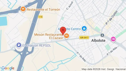 Apartments for rent i Albolote - kort over placeringen
