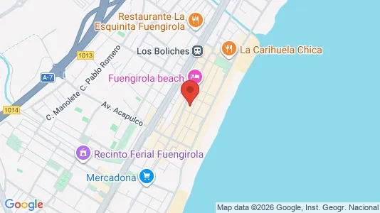 Apartments for rent i Fuengirola - kort over placeringen