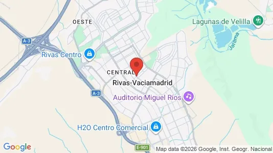Houses for rent i Rivas-Vaciamadrid - kort over placeringen