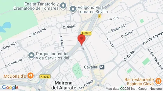 Apartments for rent i Mairena del Aljarafe - kort over placeringen