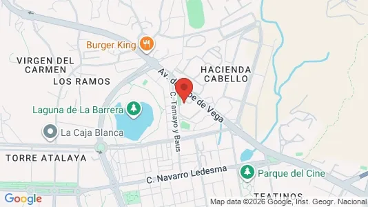 Rooms for rent i Málaga - kort over placeringen