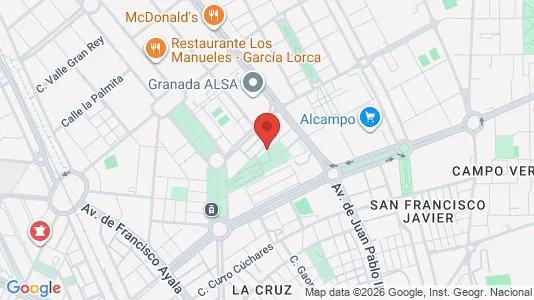 Apartments for rent i Granada - kort over placeringen