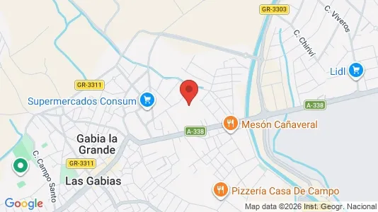 Apartments for rent i Las Gabias - kort over placeringen