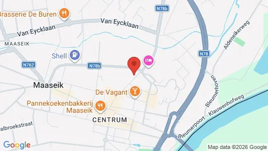 Apartments for rent i Maaseik - kort over placeringen