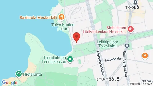 Rooms for rent i Helsinki Eteläinen - kort over placeringen