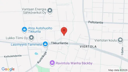 Apartments for rent i Vantaa - kort over placeringen