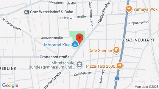 Apartments for rent i Graz - kort over placeringen