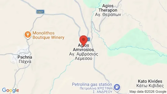 Houses for rent i Agios Amvrosios Lemesou - kort over placeringen