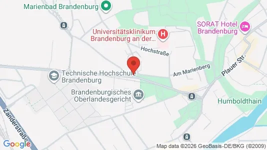 Apartments for rent i Brandenburg an der Havel - kort over placeringen