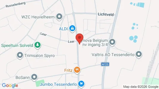 Apartments for rent i Tessenderlo - kort over placeringen