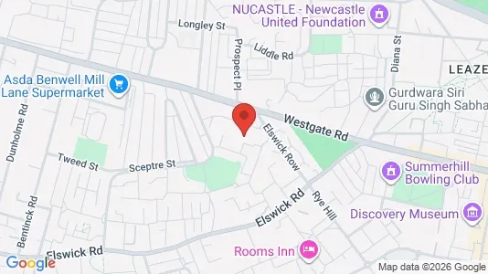 Apartments for rent i Newcastle upon Tyne - Tyne and Wear - kort over placeringen