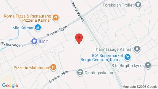 Apartments for rent i Kalmar - kort over placeringen