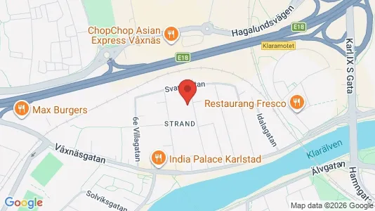Apartments for rent i Karlstad - kort over placeringen