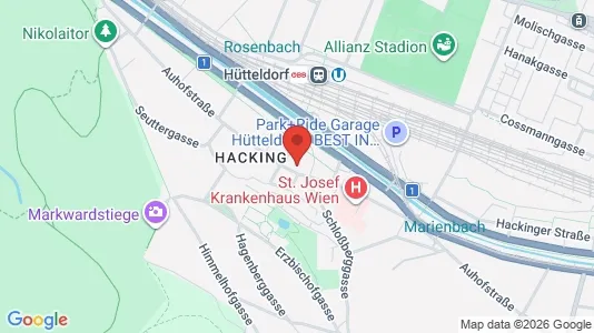 Apartments for rent i Vienna Hietzing - kort over placeringen
