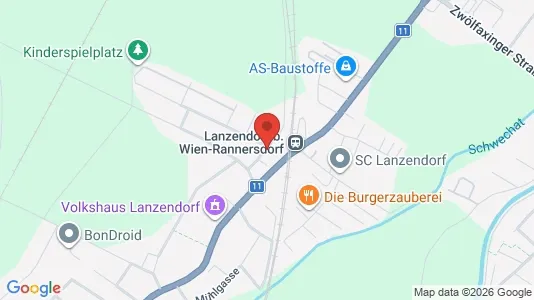 Apartments for rent i Lanzendorf - kort over placeringen