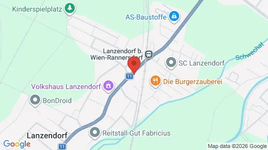 Apartments for rent i Lanzendorf - kort over placeringen