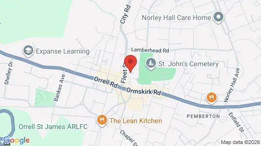 Apartments for rent i Wigan - Lancashire - kort over placeringen