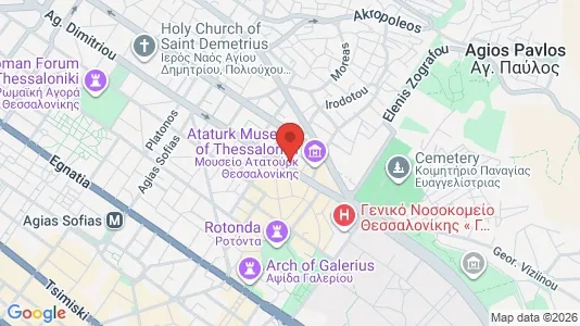 Apartments for rent i Agios Dimitrios - kort over placeringen