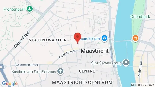 Apartments for rent i Maastricht - kort over placeringen