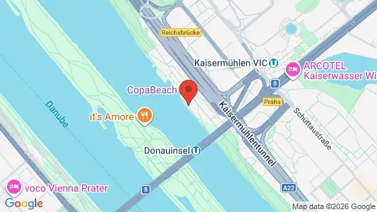 Apartments for rent i Vienna Donaustadt - kort over placeringen