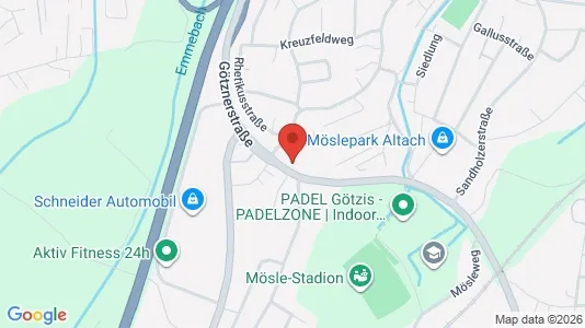 Apartments for rent i Altach - kort over placeringen