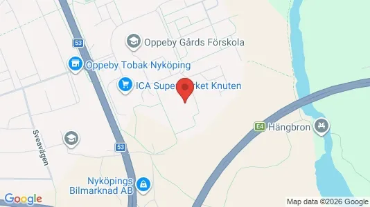 Apartments for rent i Nyköping - kort over placeringen