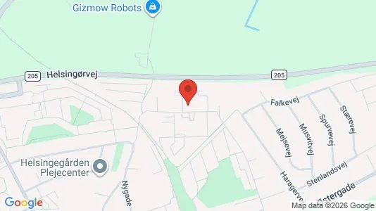 Apartments for rent i Helsinge - kort over placeringen