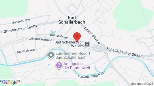 Apartments for rent i Bad Schallerbach - kort over placeringen