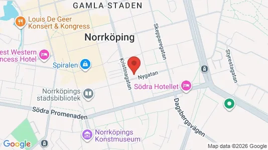 Apartments for rent i Norrköping - kort over placeringen