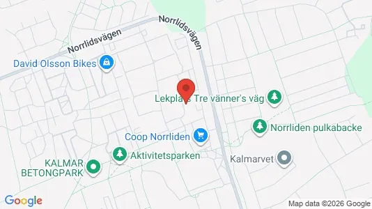 Apartments for rent i Kalmar - kort over placeringen